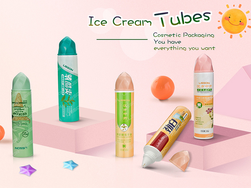 Colorful Cosmetic Packaging Tube