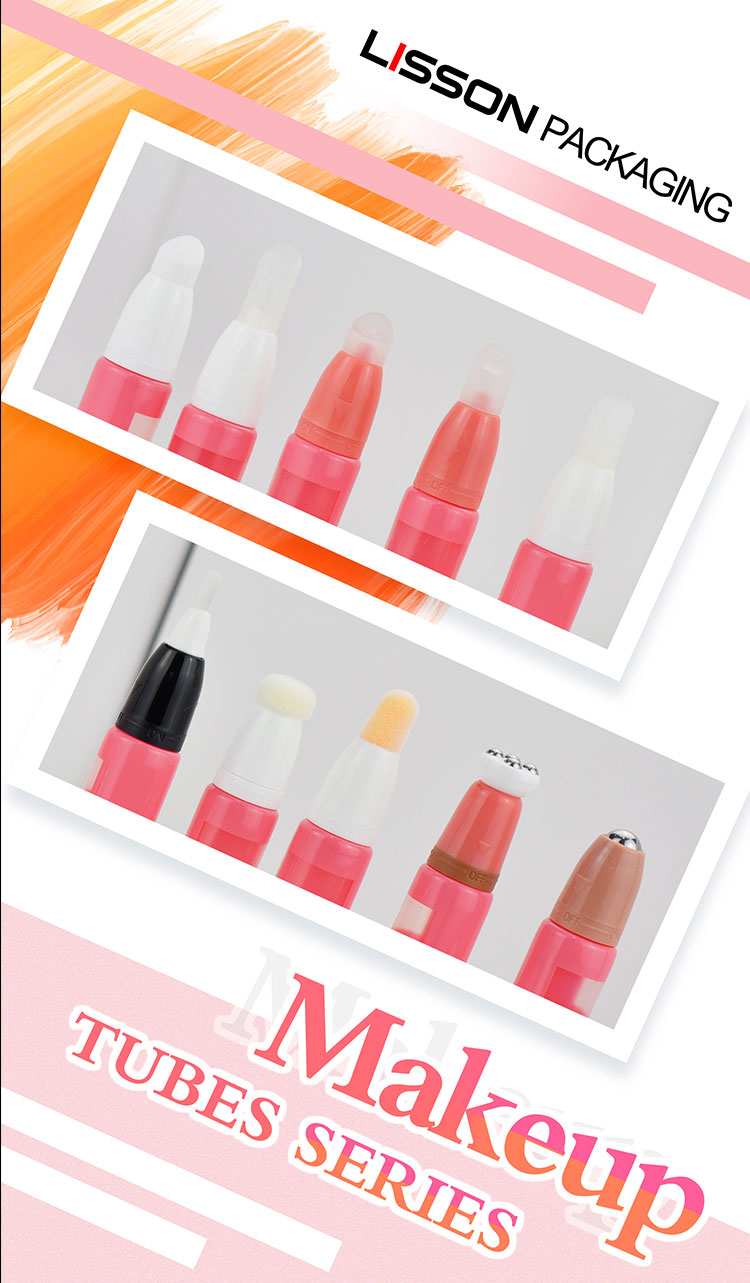 Série d'emballages de tubes de maquillage