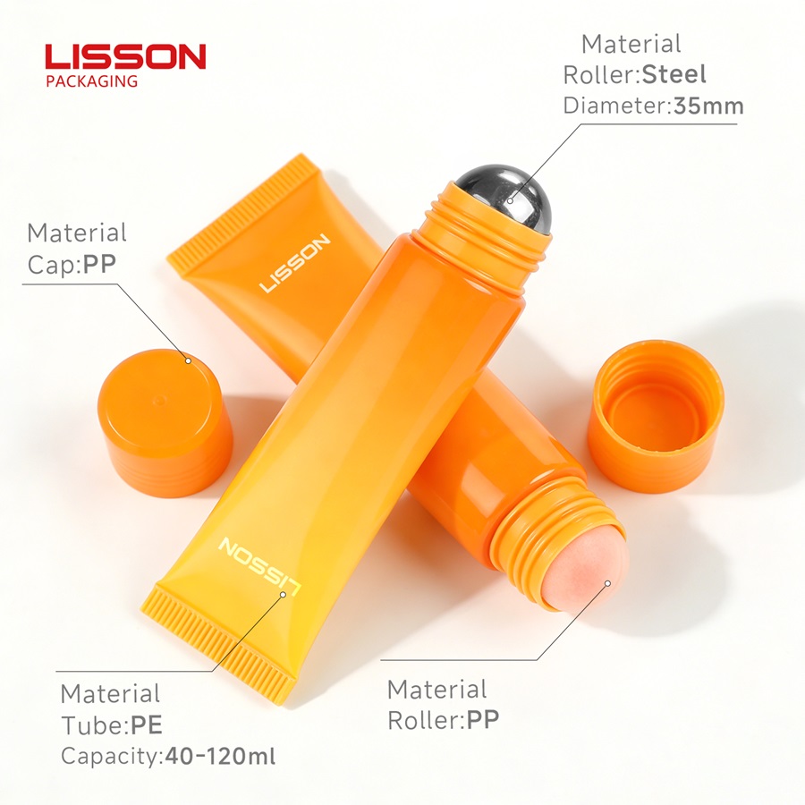 stainless steel roller plastic squeeze tube