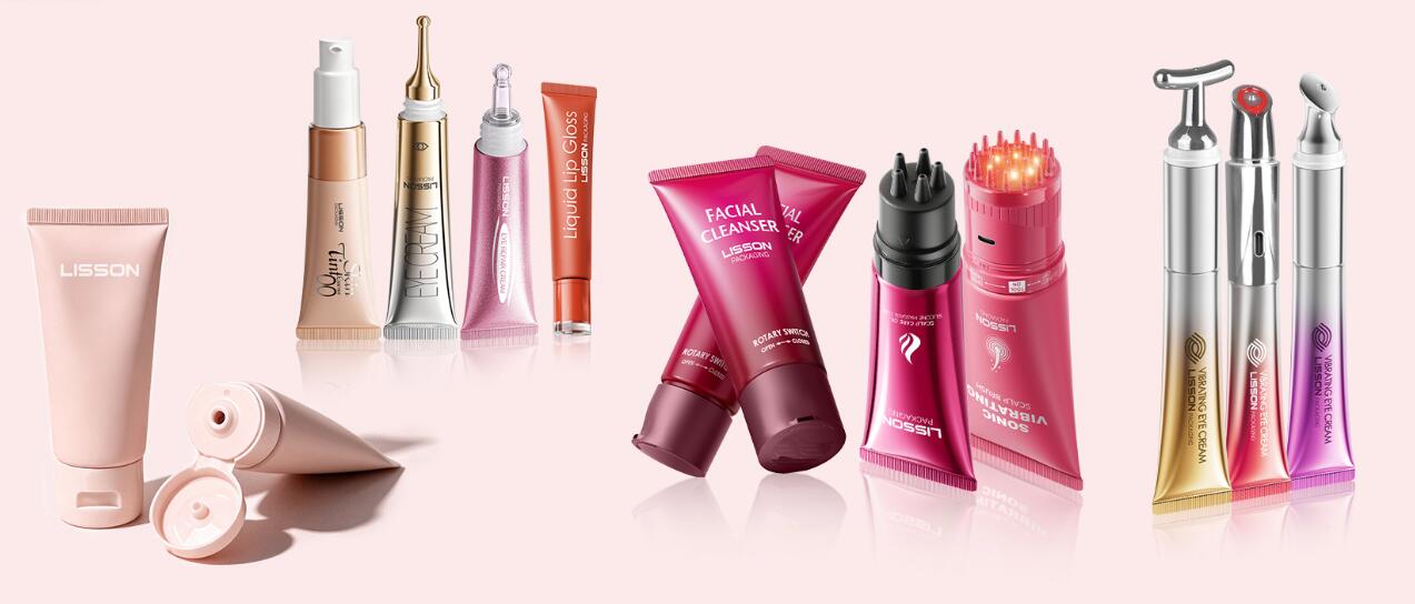 Various Customized Cosmetic Tubes Showcase