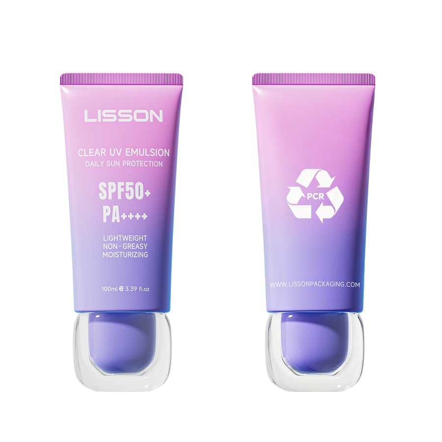 PCR eco-friendly cosmetic tube manufacturing