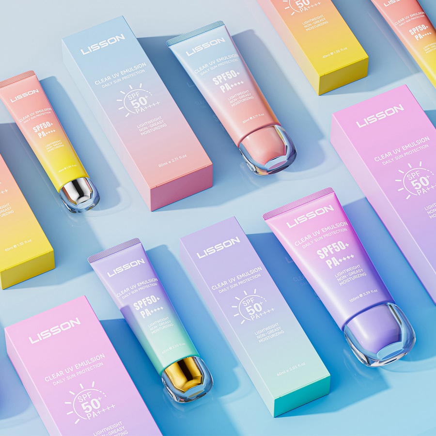 Cosmetic tube and secondary packaging box design