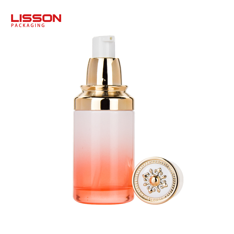 40ml Gradient Treatment Bottle with Metered Lotion Pump