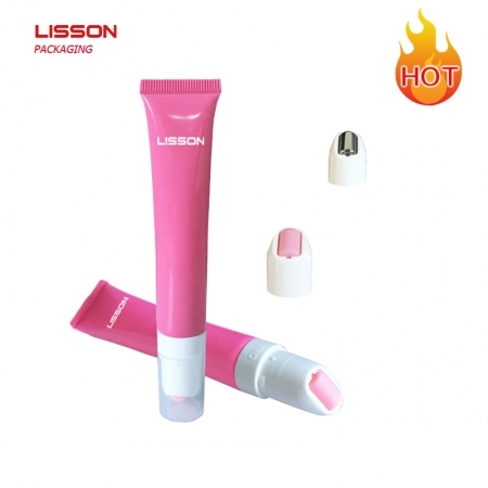 Customized Pink Lip Gloss Tubes
