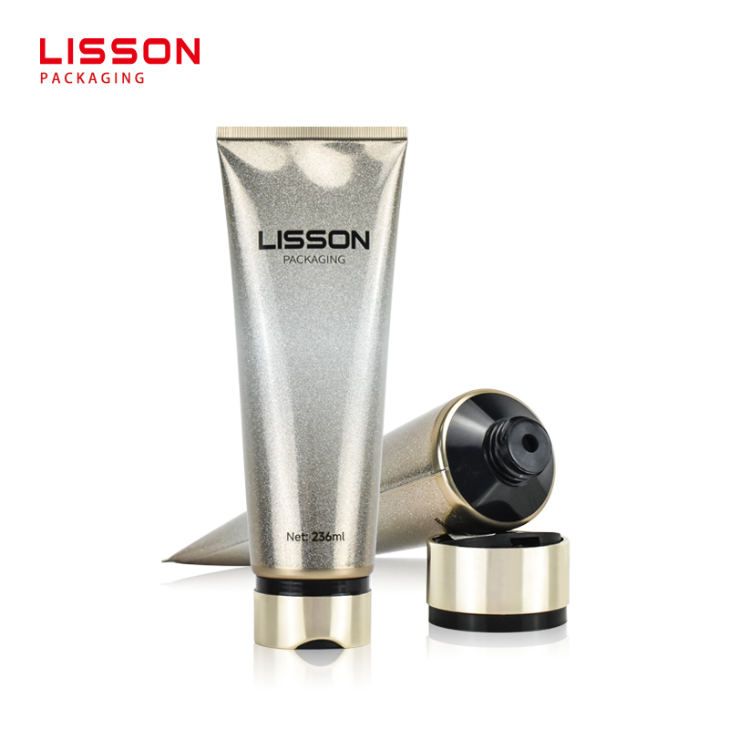 Cosmetic Shine Tube With Disc Top Cap