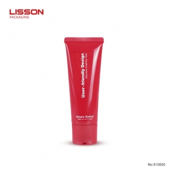 Tubes cosmétiques en plastique personnalisés avec capuchon rotatif