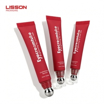 Tube de crème contour des yeux à bille de massage