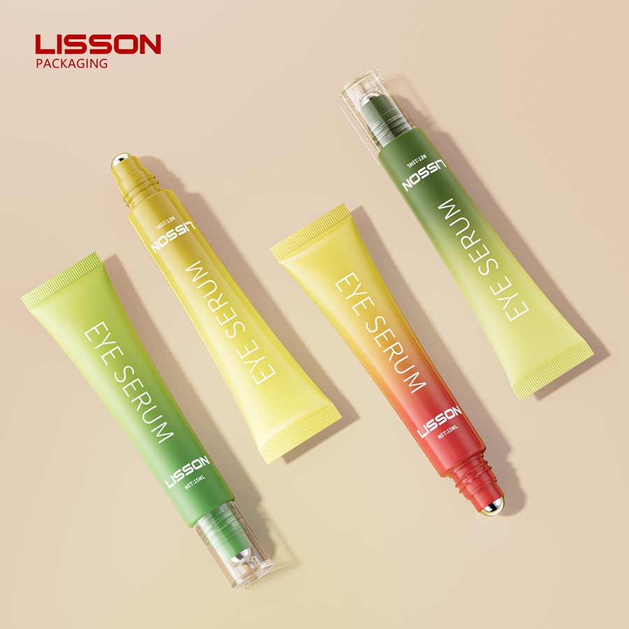 Steel Roller Ball Applicator Eye Cream Tube