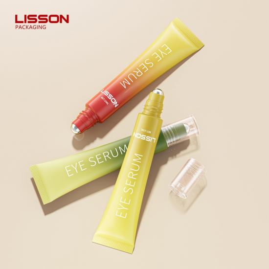 Tube de sérum contour des yeux personnalisé avec bille en acier