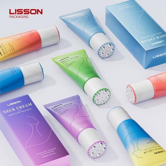 Tube de massage à 5 rouleaux bicolores D50