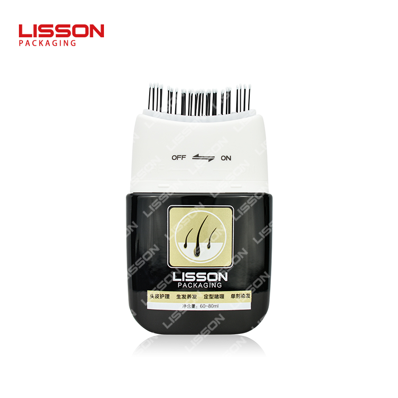 Scalp massage applicator bottle
