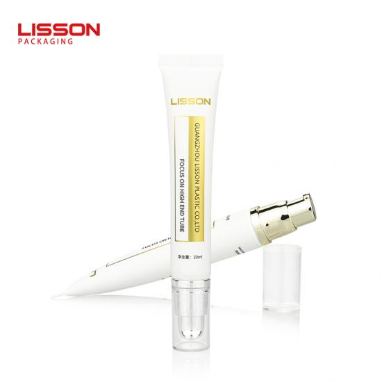 Tube pompe de crème contour des yeux premium de 20 ml