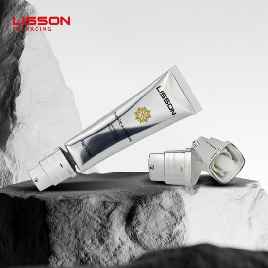 Tube souple cosmétique D30 en ABL avec pompe sans air