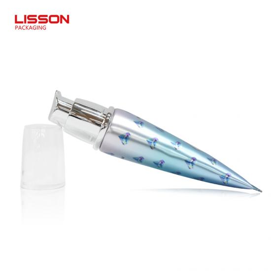 Tube cosmétique ovale de 35 mm en ABL avec pompe sans air