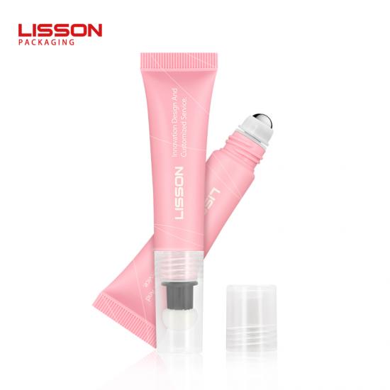 Tube PE multi-applicateur à pression avec rouleau de massage en acier