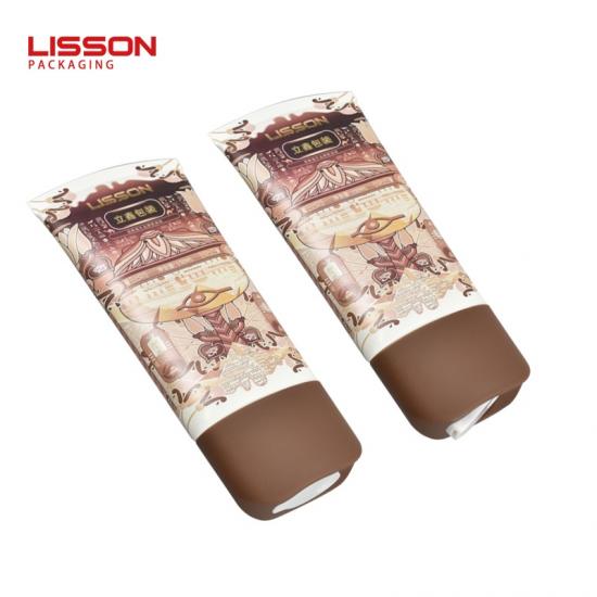 Tube de soins de la peau avec bouchon plat à disque