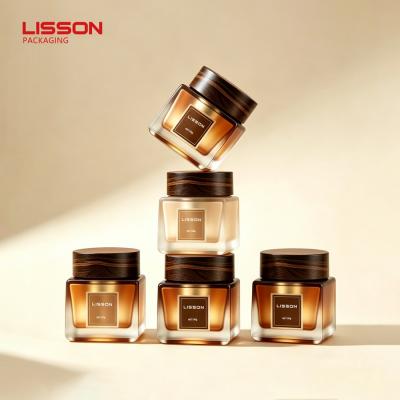 Skincare Glass Cream Jar