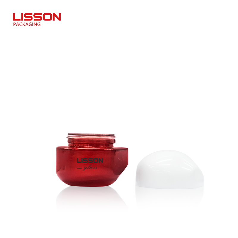 Luxury skincare glass bottle set