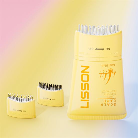 Tube de soin pour cuir chevelu avec applicateur peigne de massage