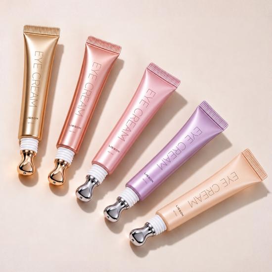 Tube de crème pour les yeux D16mm en gros avec applicateur en alliage de zinc