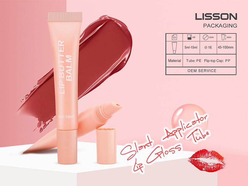 Tube de brillant à lèvres vide de couleur rose de 10 ml - Votre solution d'emballage parfaite pour le soin des lèvres !