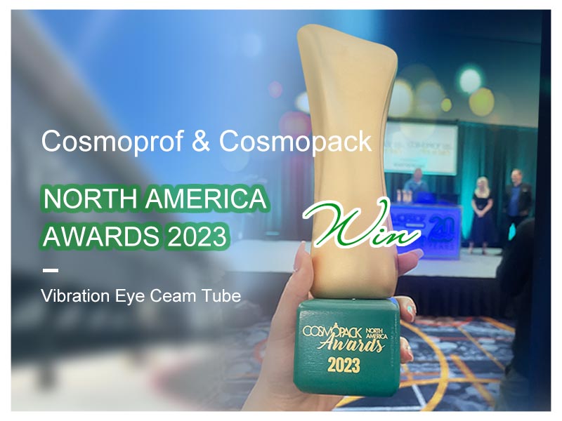 Le tube de crème vibrante pour les yeux LISSON a remporté le premier prix aux Cosmoprof & Cosmopack North America Awards